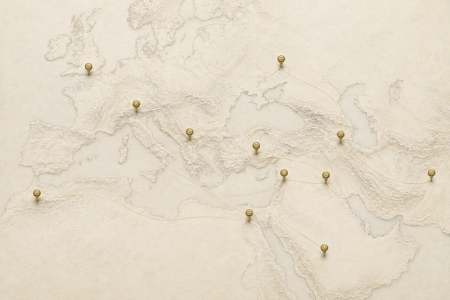 Carte artistique des grandes civilisations anciennes